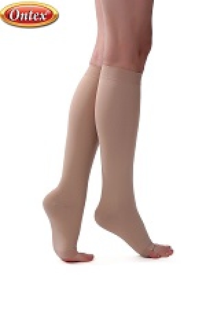 ONTEX Cotton Compression Stockings Knee Length for Varicose 